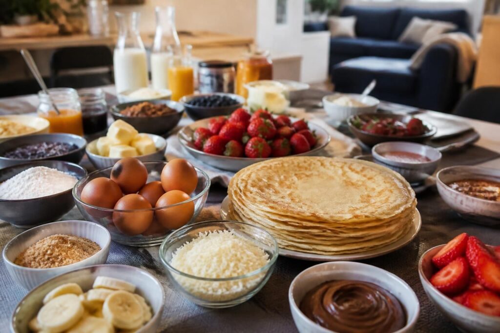 Crêpes party : recettes, garnitures et organisation facile