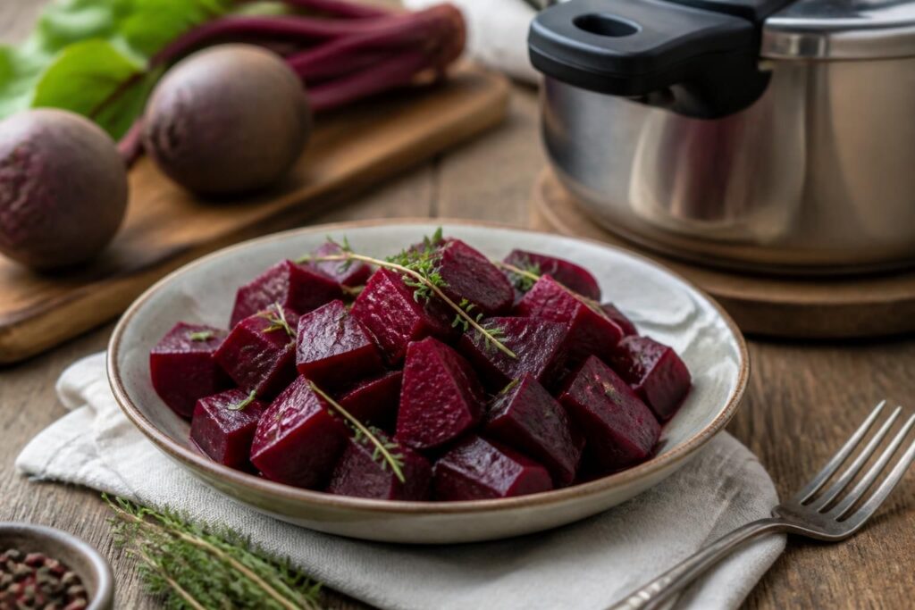 Cuisson des betteraves rouges à la cocotte-minute : temps et méthode
