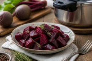Cuisson des betteraves rouges à la cocotte-minute : temps et méthode
