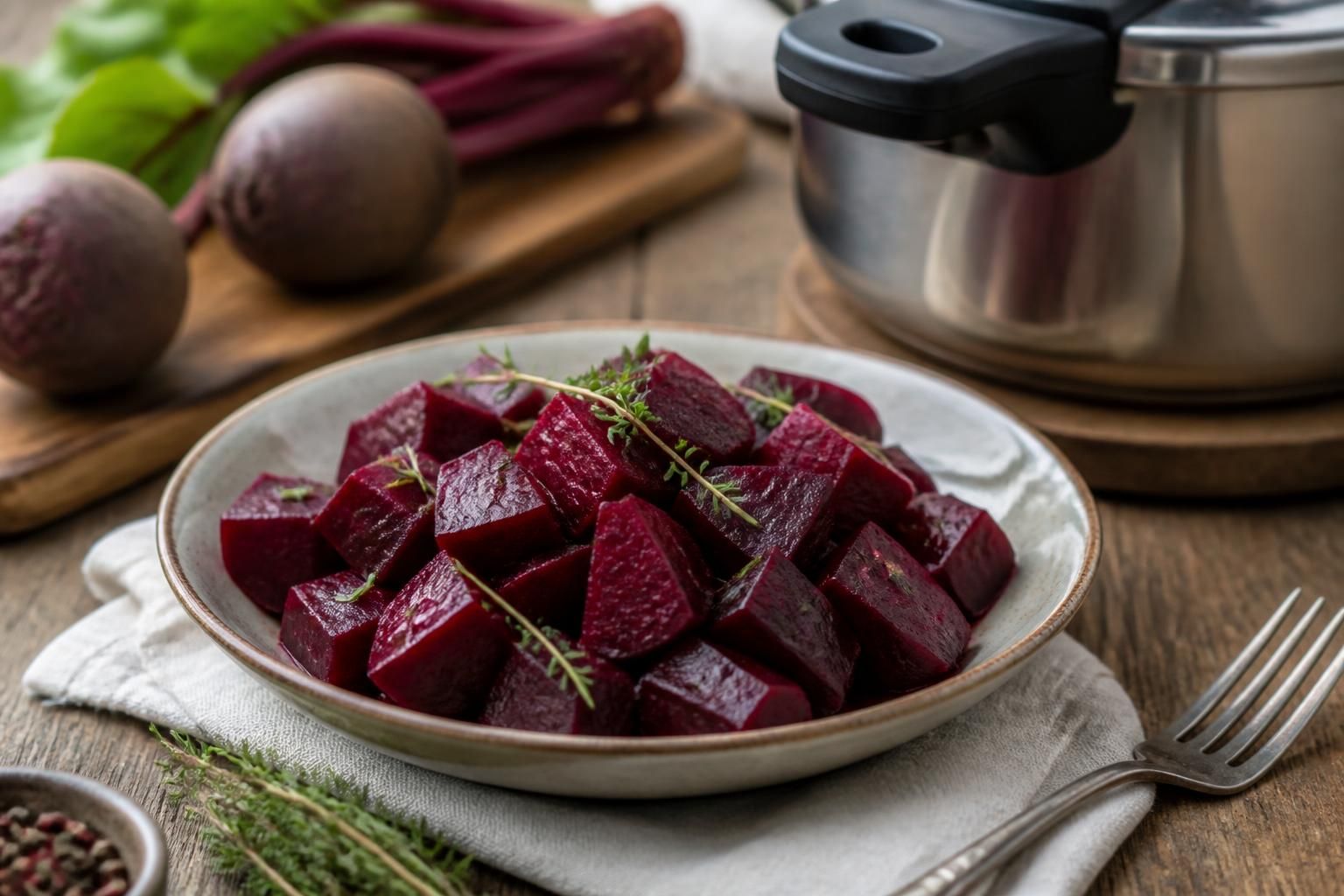 Cuisson des betteraves rouges à la cocotte-minute : temps et méthode