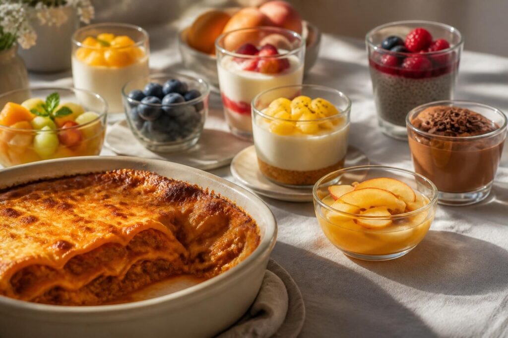 Quel dessert après des lasagnes ? 12 idées légères