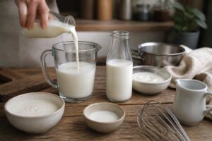 Remplacer la crème liquide par du lait : dosages et astuces