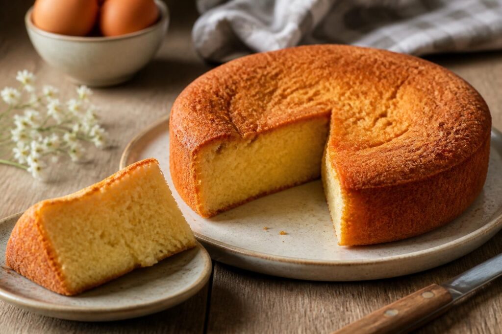 Gâteau nature moelleux sans levure : recette simple et inratable