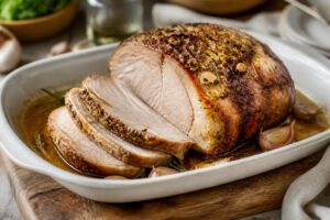 Rôti de porc confit : recette fondante et facile au four