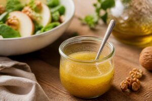Vinaigrette à l'huile de noix : la recette facile en 5 minutes