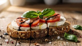 Sandwich léger tomate mozzarella : recette minceur