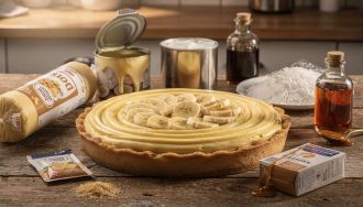 Tarte crémeuse légère à la banane : recette facile et gourmande