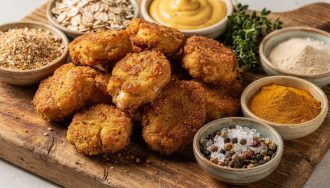 Nuggets de poulet légers au four : recette simple et saine