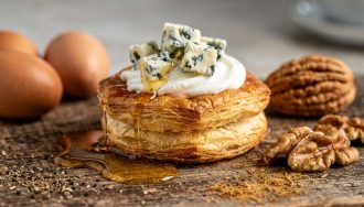 Tartelette feuilletée au bleu : recette gourmande et facile