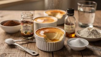 Flans au Café Léger Dukan au Micro-ondes