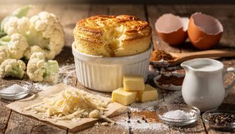 Soufflé au fromage et chou-fleur : recette gourmande et facile