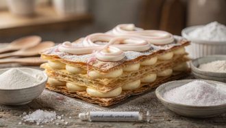 Mille-Feuille à la Crème Pâtissière Légère : recette Gourmande