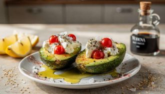Avocat Farci à la Tomate et au Fromage : recette Gourmande