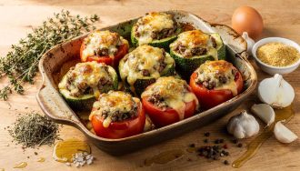 Petits farcis au bœuf et fromage : recette savoureuse
