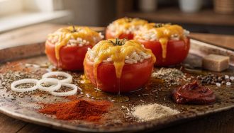 Tomates Farcies au Riz et Gouda : délicieuse Recette