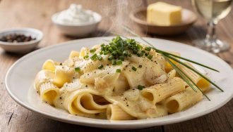 Sauce pour pâtes au Maroilles : recette gourmande