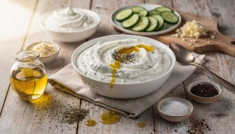 Recette authentique de tzatziki léger au yaourt grec