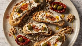 Mini-tartines de fromage frais : recette gourmande et facile