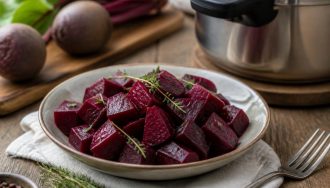 Cuisson des betteraves rouges à la cocotte-minute : temps et méthode