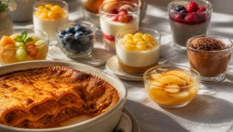 Quel dessert après des lasagnes ? 12 idées légères