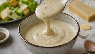 Une sauce César bien crémeuse : un seul aliment fait toute la différence