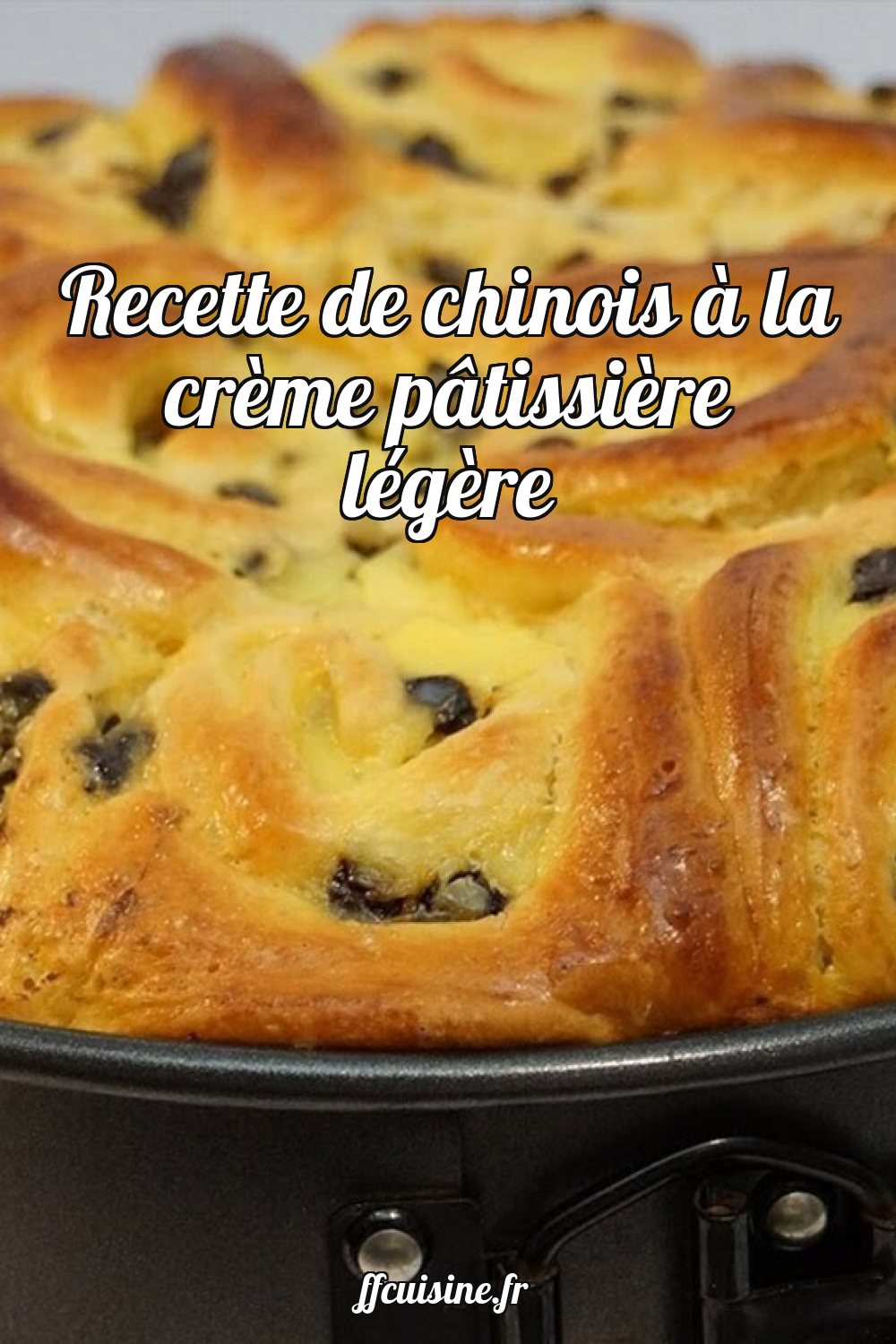 Recette de chinois à la crème pâtissière légère