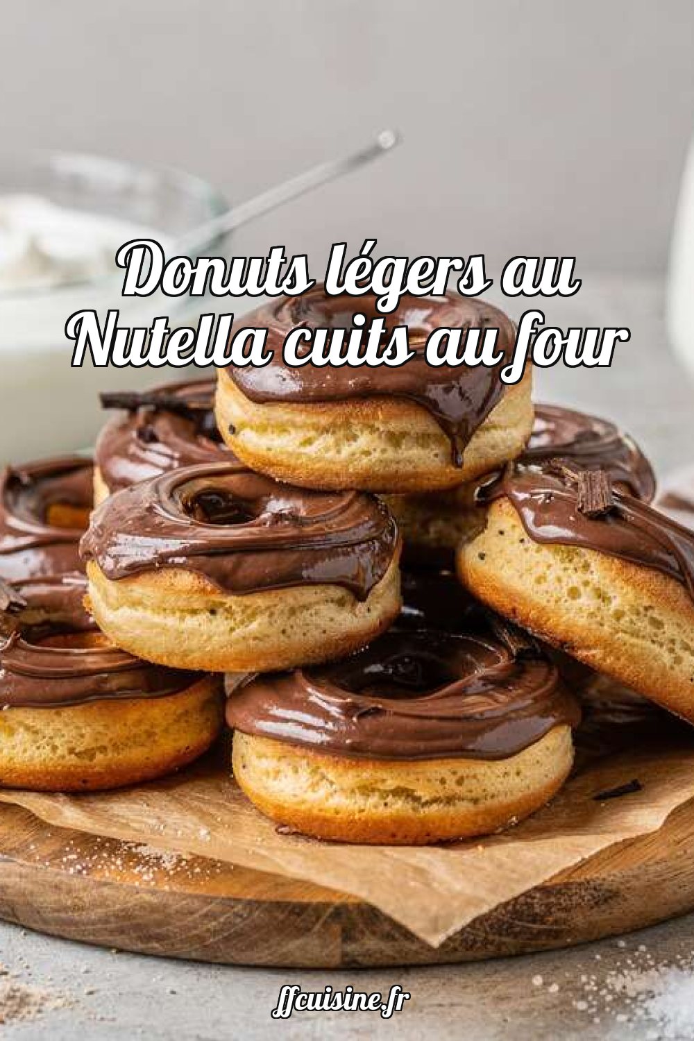 Donuts légers au Nutella cuits au four