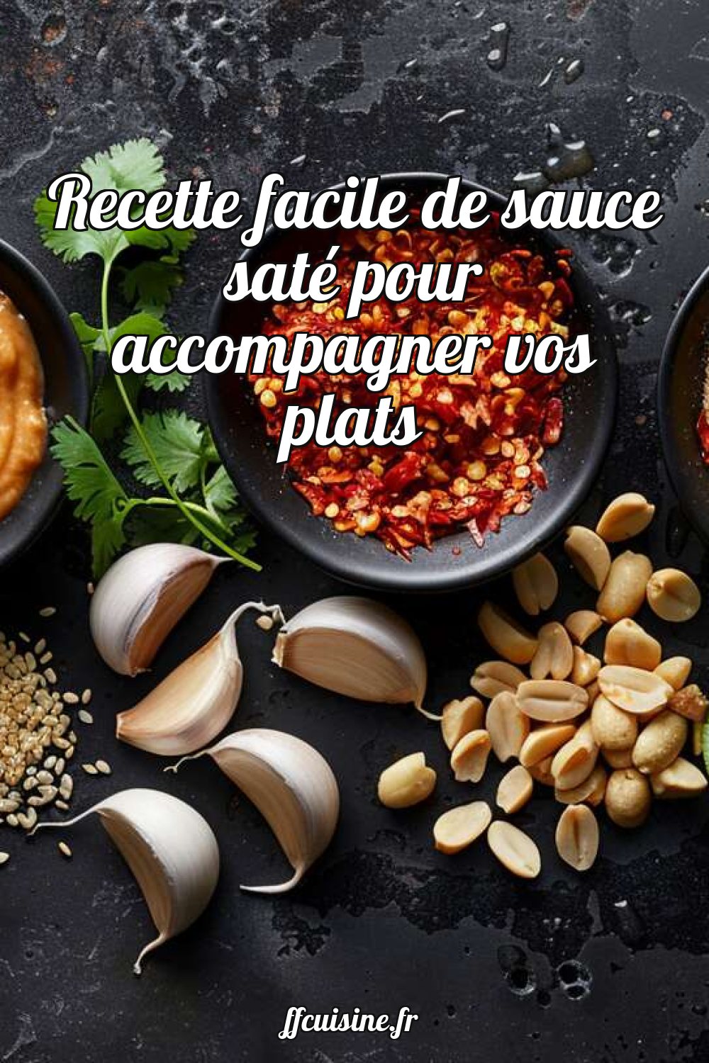 Recette facile de sauce saté pour accompagner vos plats