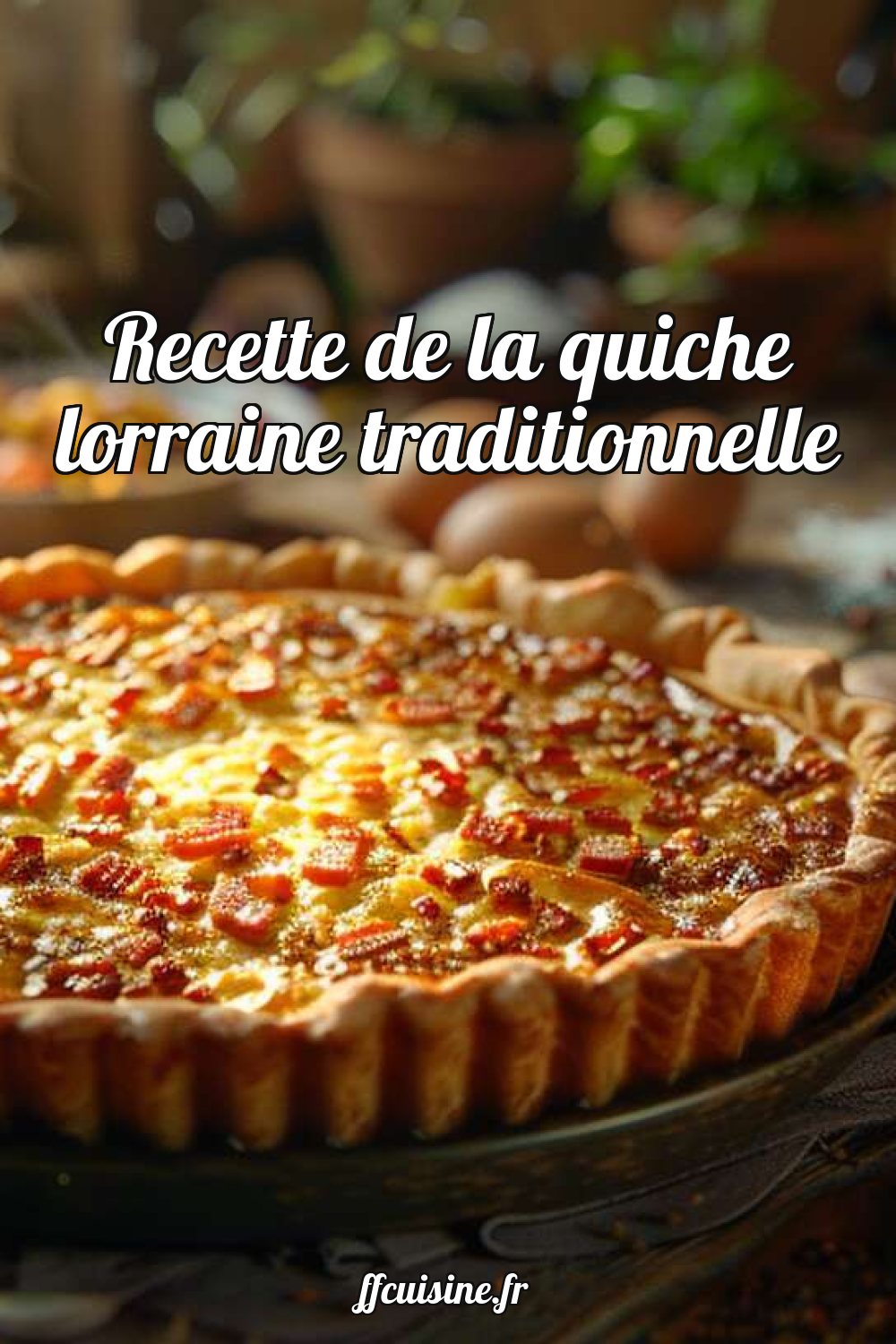 Recette de la quiche lorraine traditionnelle