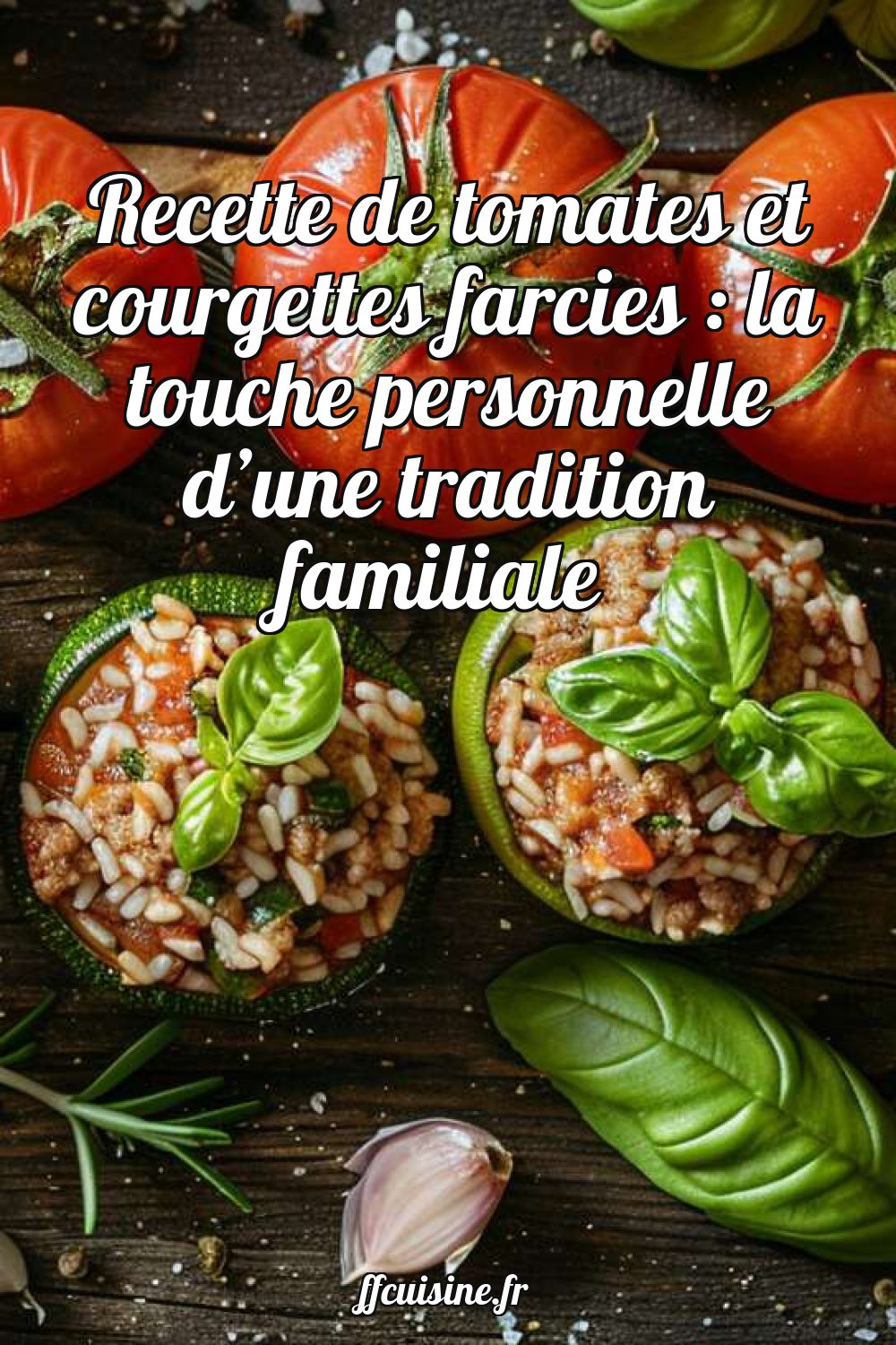 Tomates et courgettes farcies