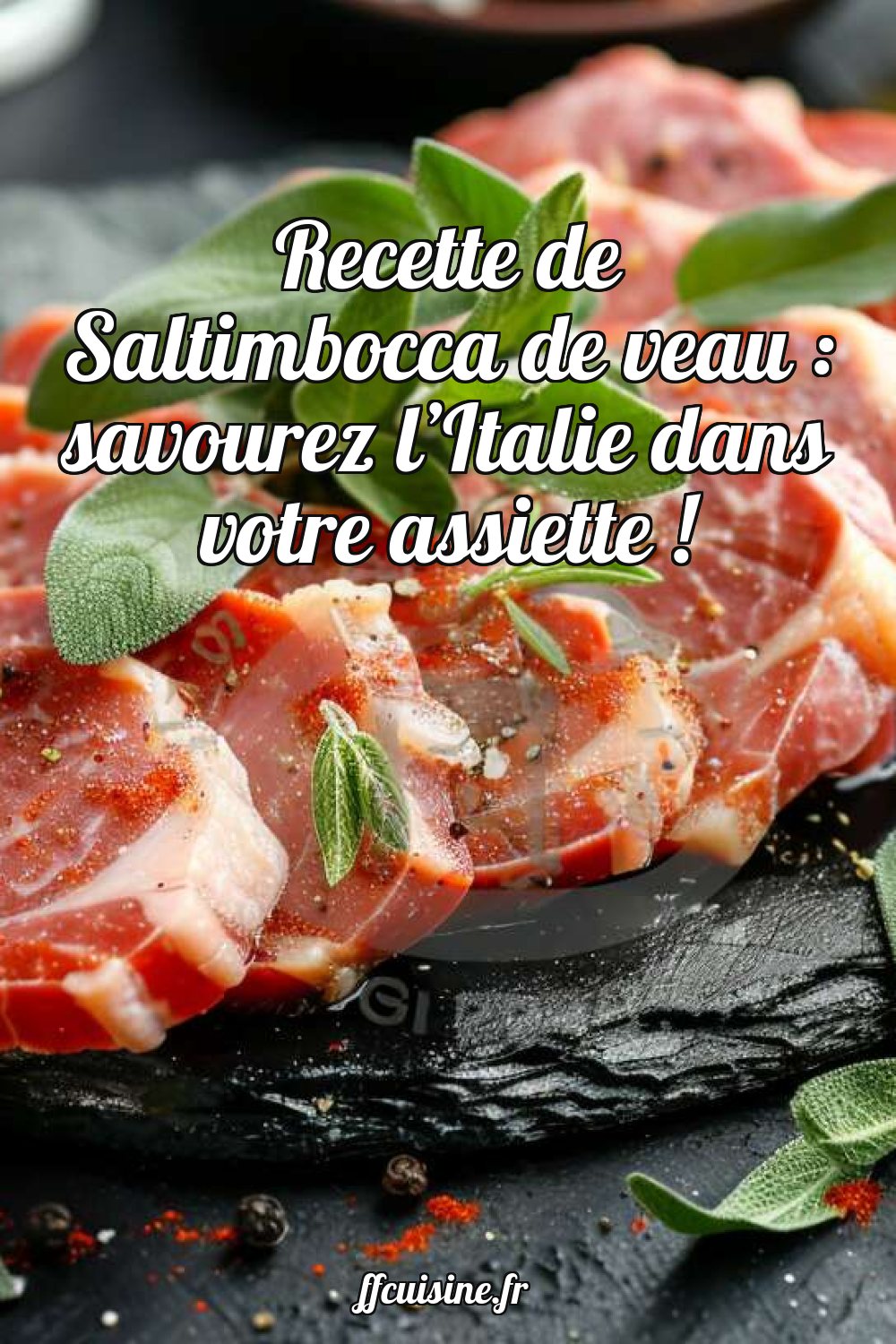 Recette de Saltimbocca de veau