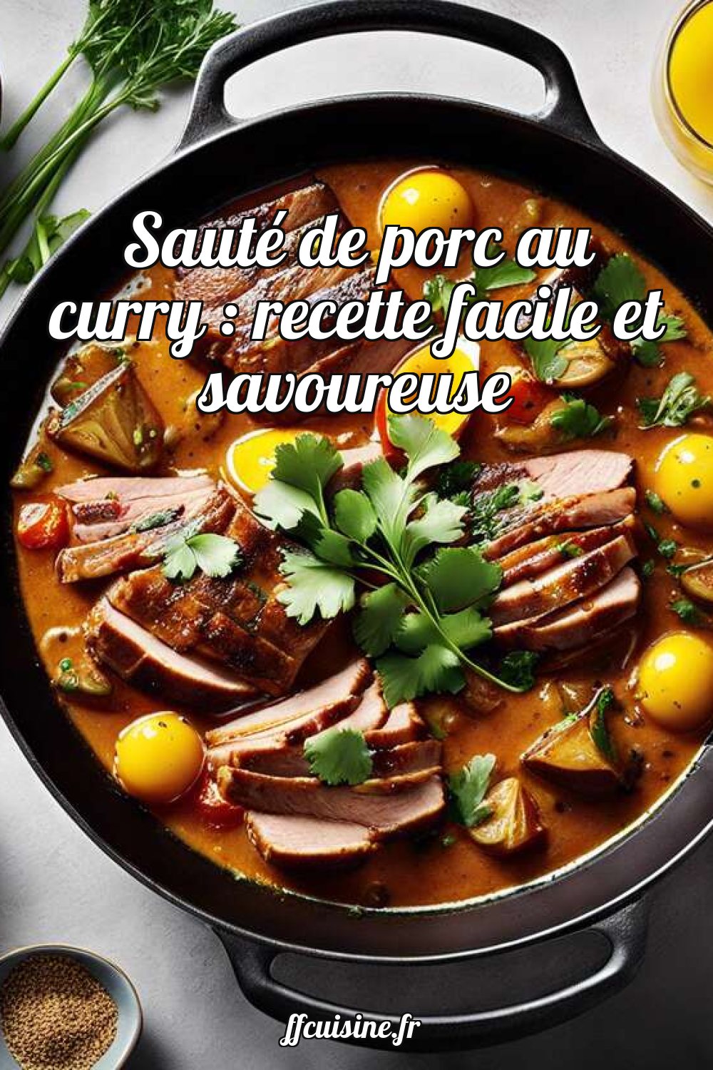 Sauté de porc au curry