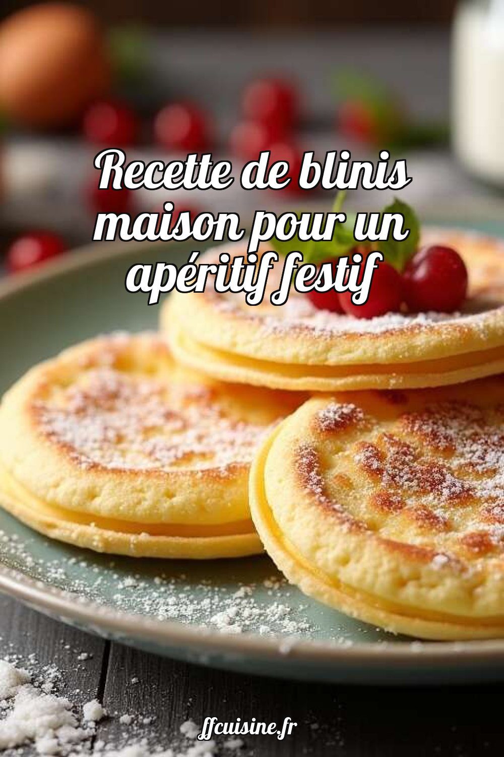 Recette de blinis maison pour un apéritif festif