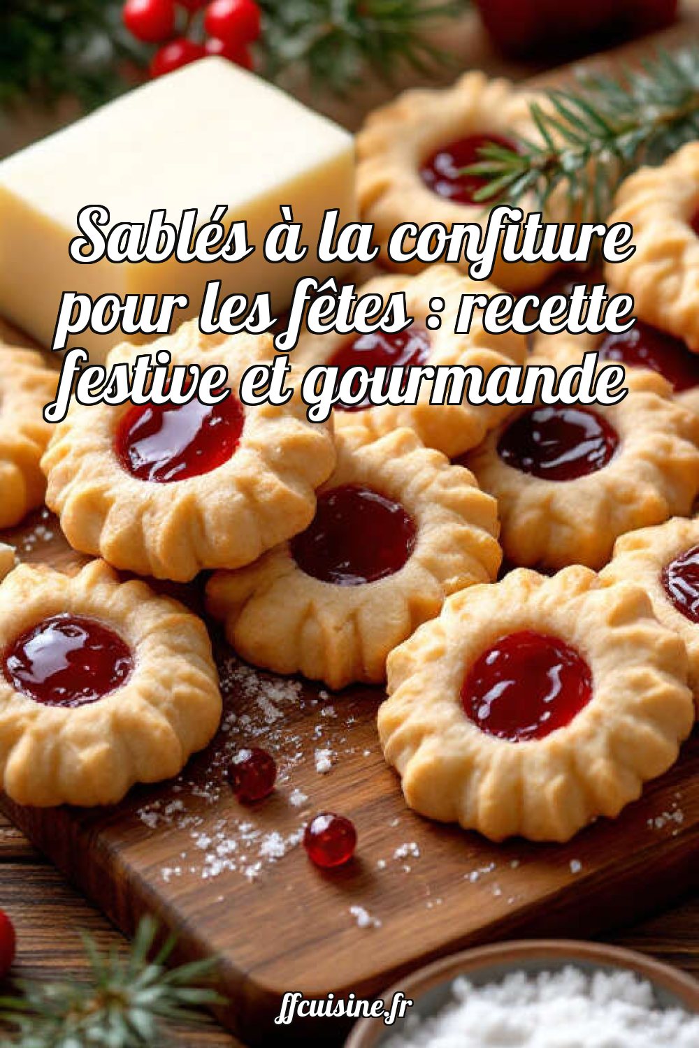 Sablés à la confiture pour les fêtes