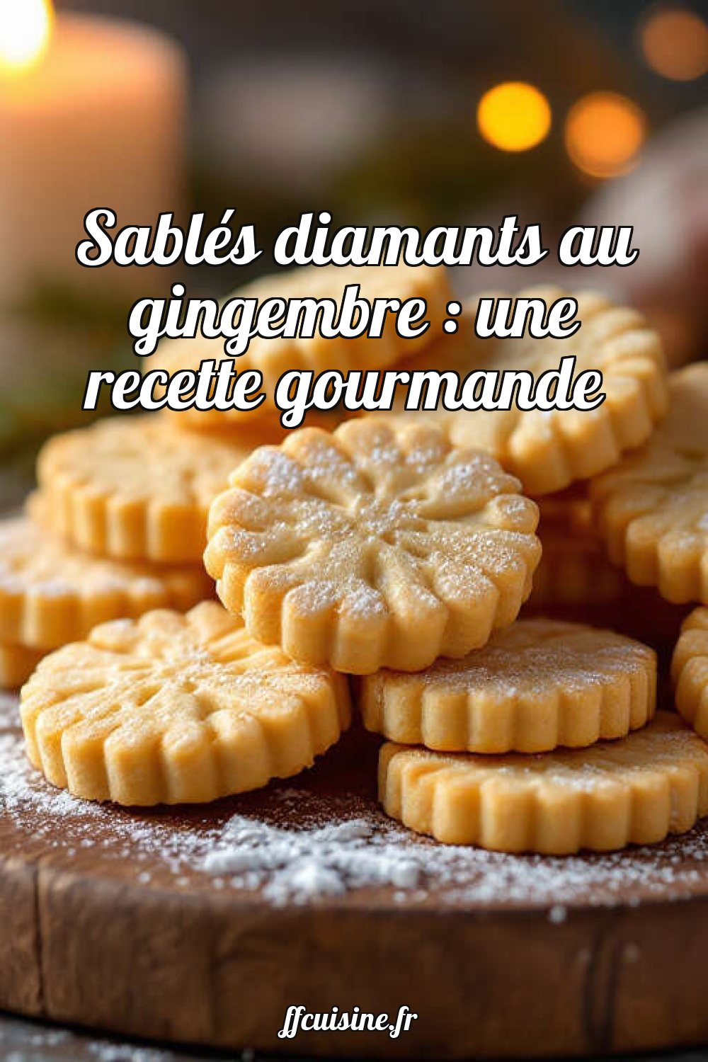 Sablés diamants au gingembre