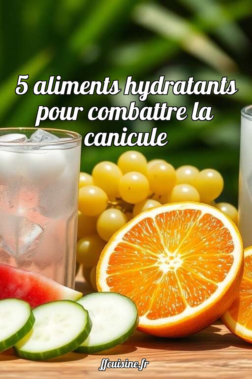 5 aliments hydratants pour combattre la canicule