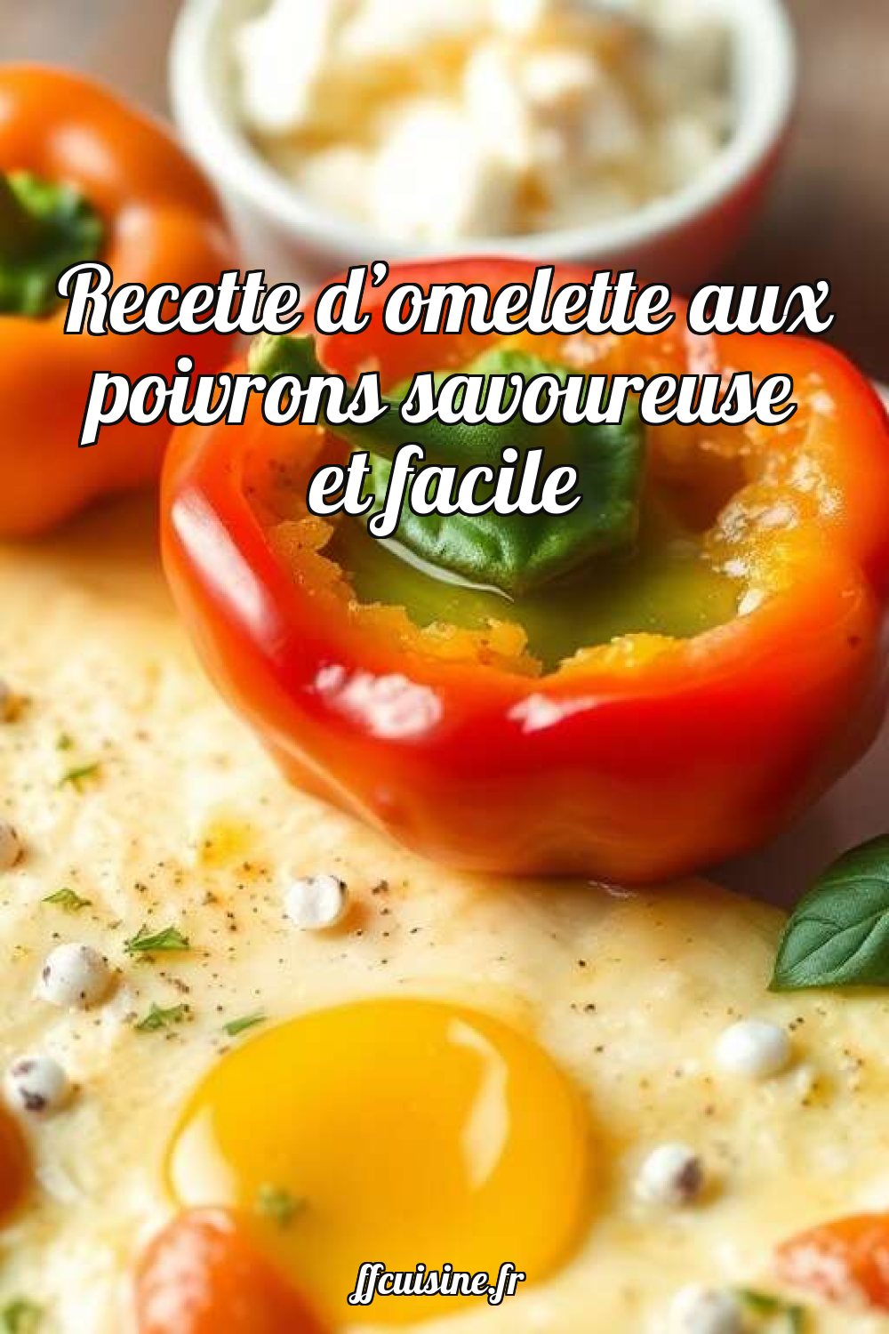 Recette d'omelette aux poivrons savoureuse et facile