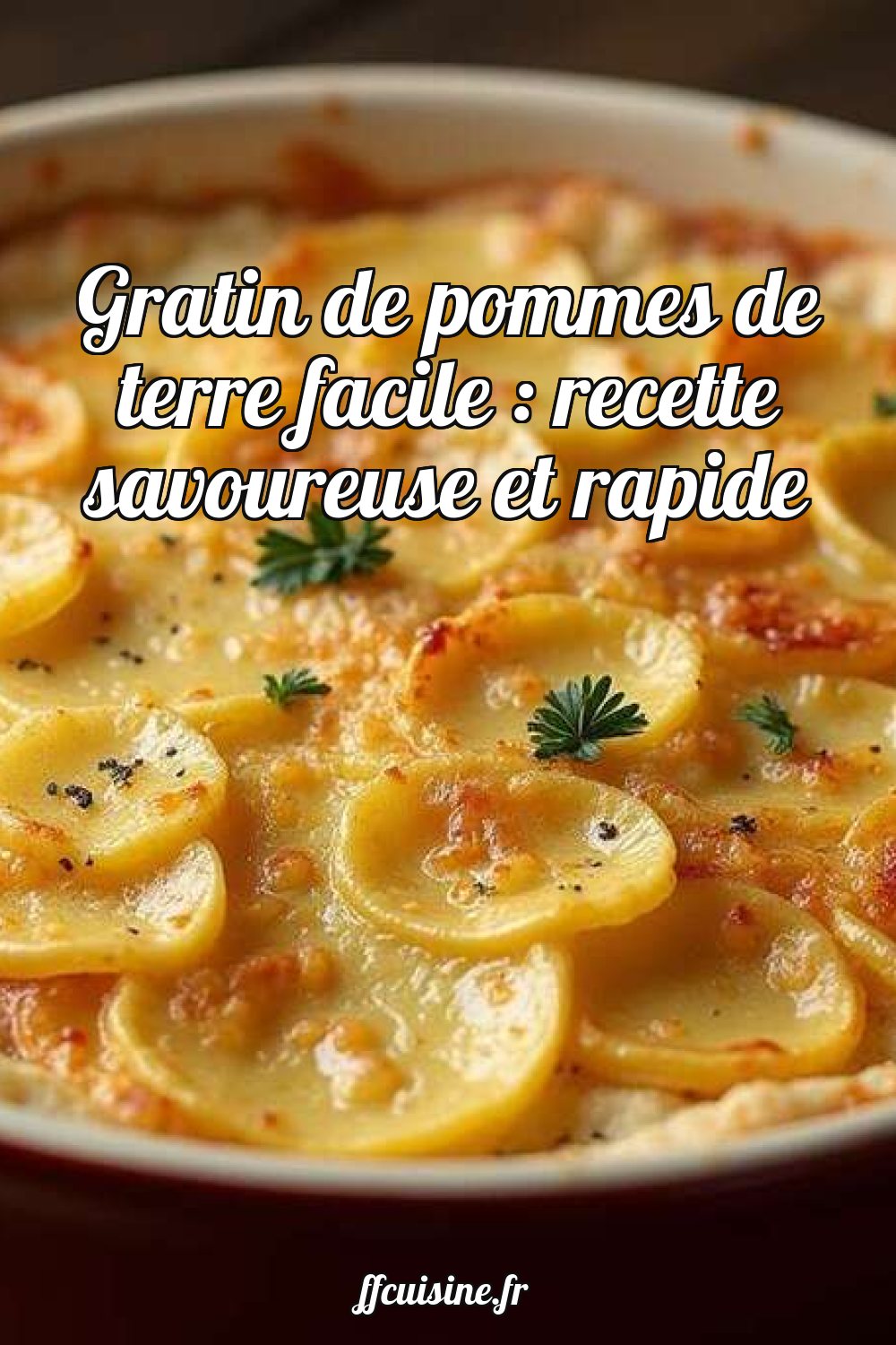 Gratin de pommes de terre facile : recette savoureuse et rapide