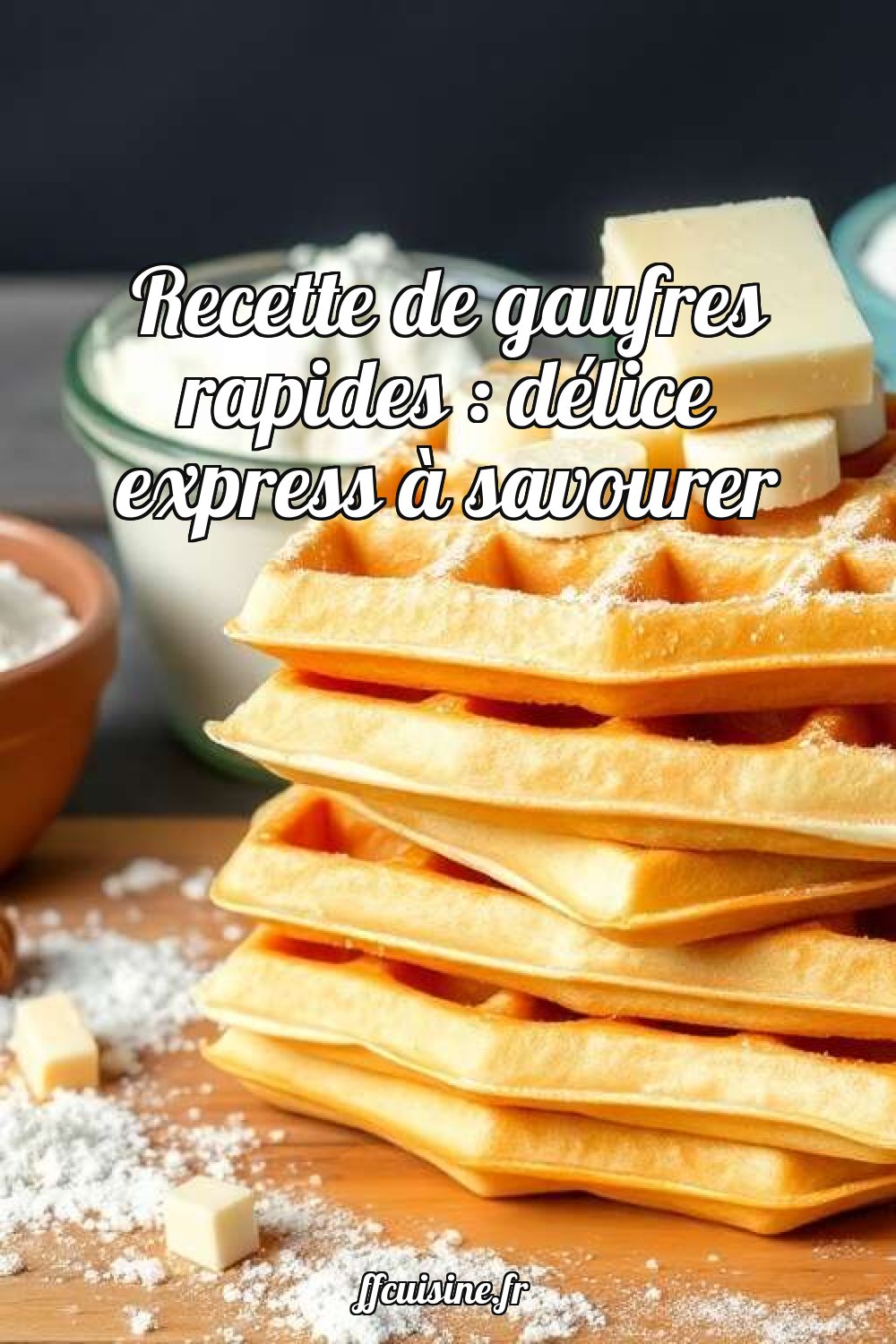Recette de gaufres rapides : délice express à savourer