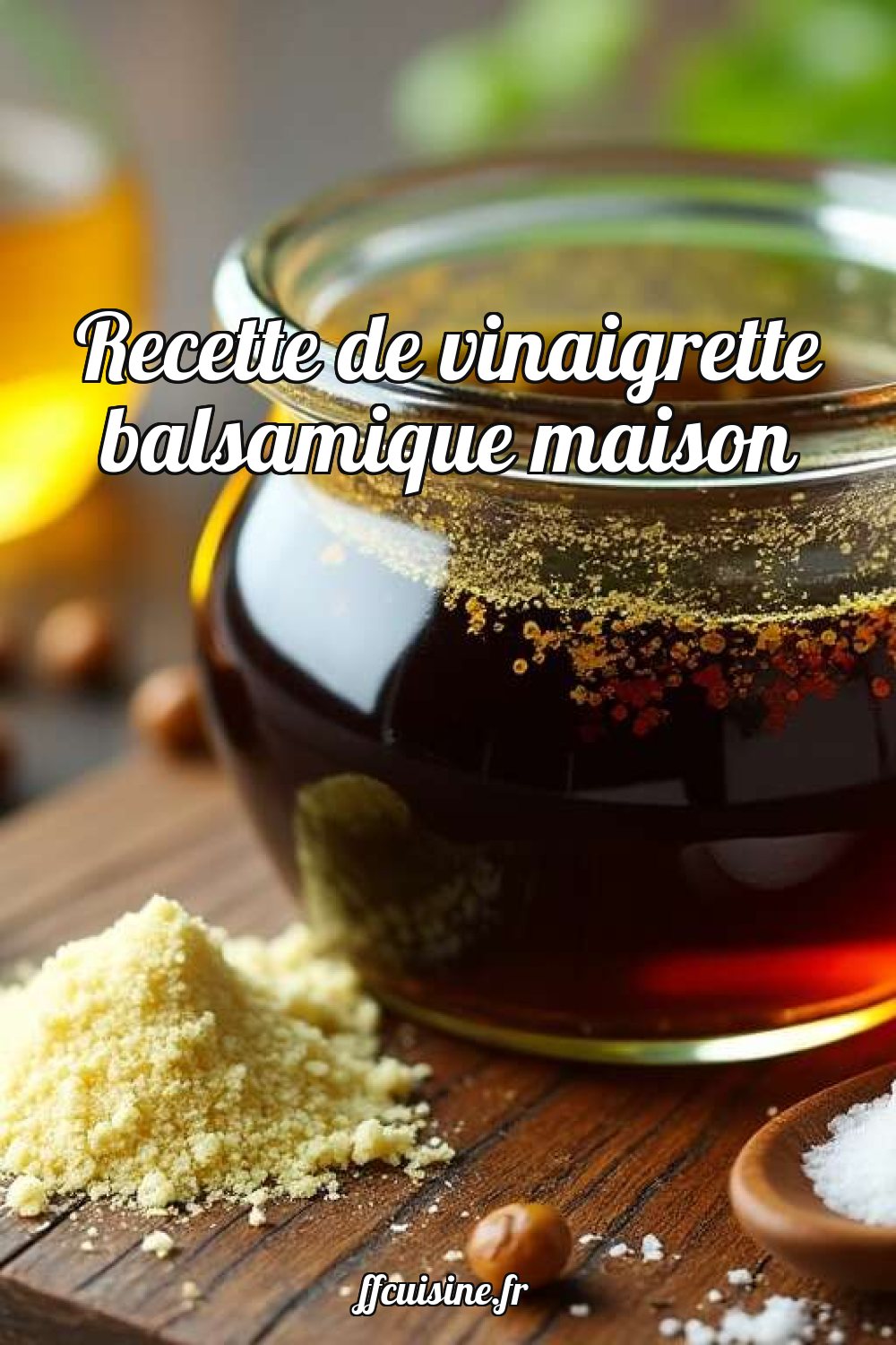 Recette de vinaigrette balsamique maison