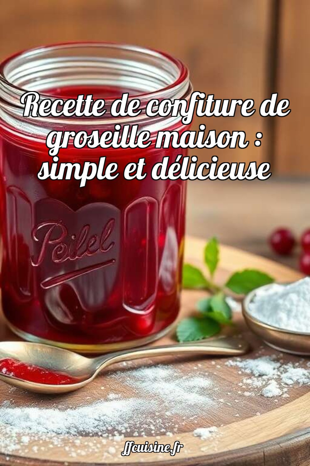 Recette de confiture de groseille maison : simple et délicieuse