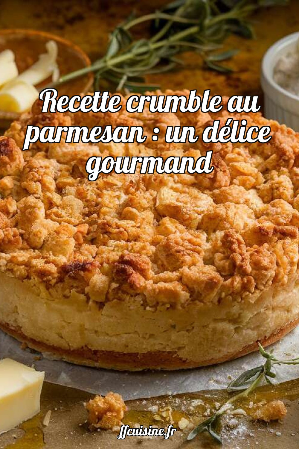 Recette crumble au parmesan : un délice gourmand