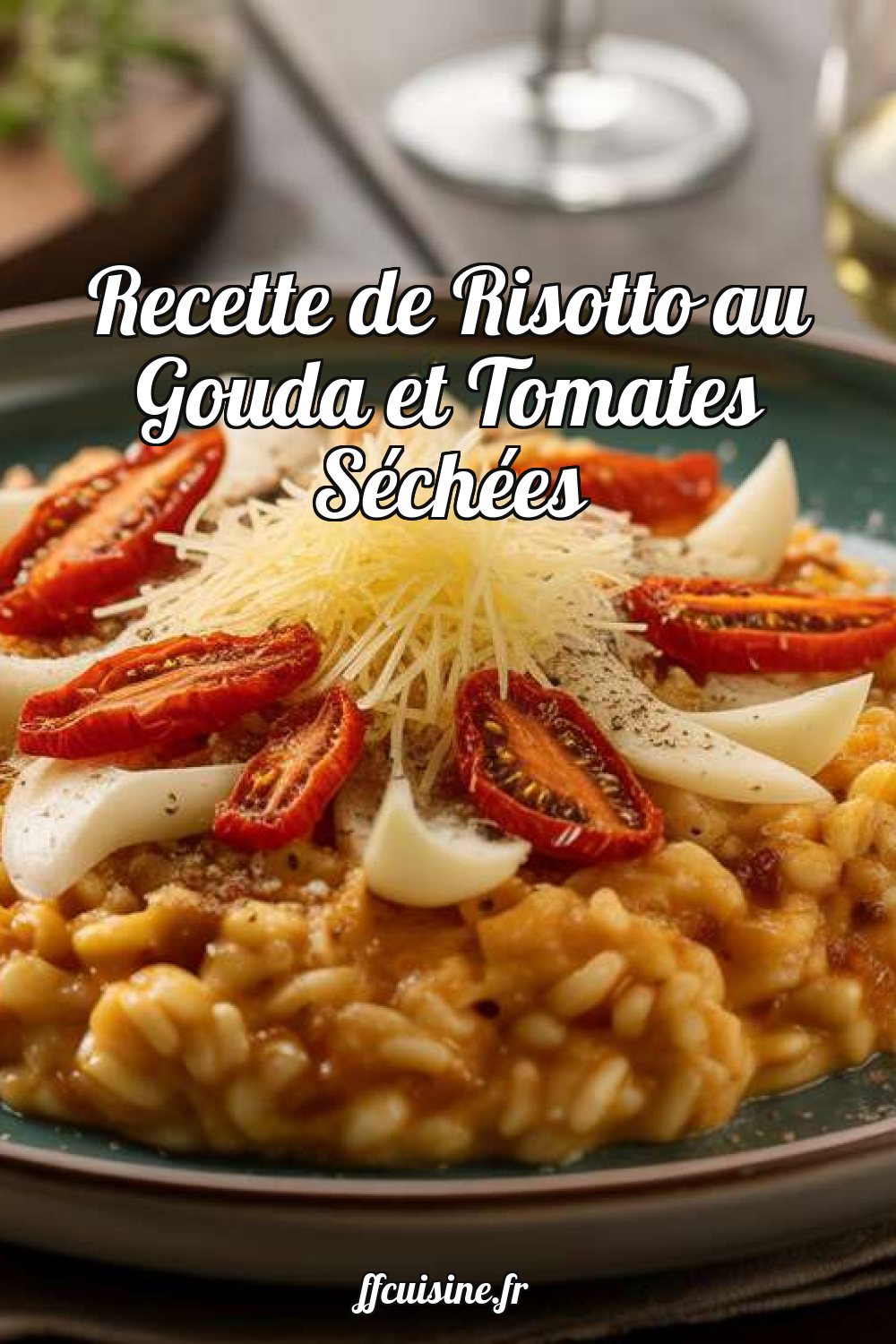 Recette de Risotto au Gouda et Tomates Séchées