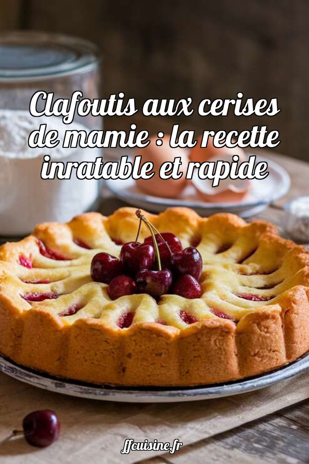 Clafoutis aux cerises de mamie : la recette inratable et rapide
