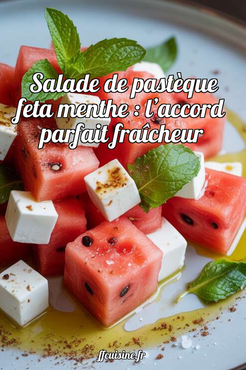 Salade de pastèque feta menthe : l'accord parfait fraîcheur