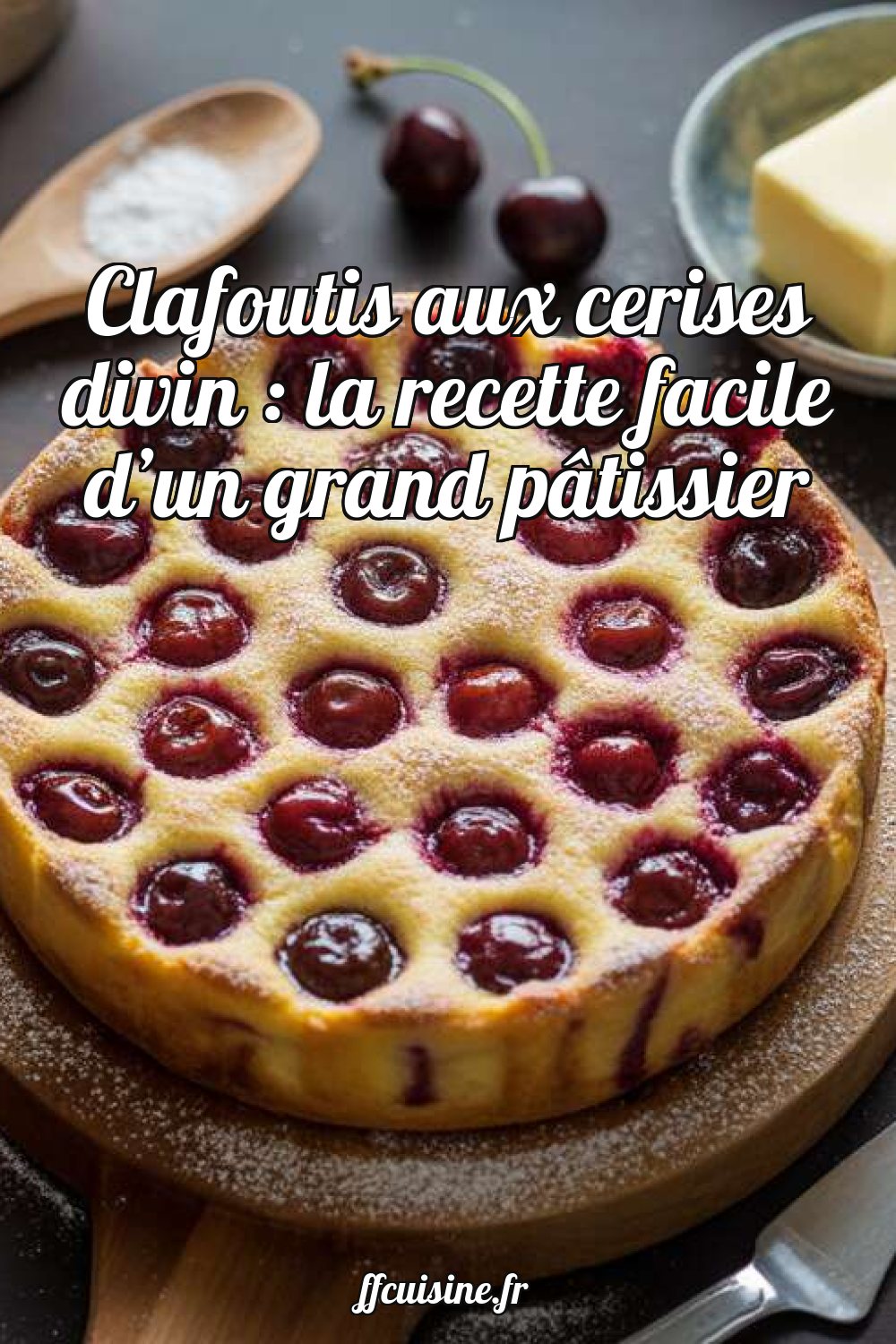 Clafoutis aux cerises divin : la recette facile d'un grand pâtissier